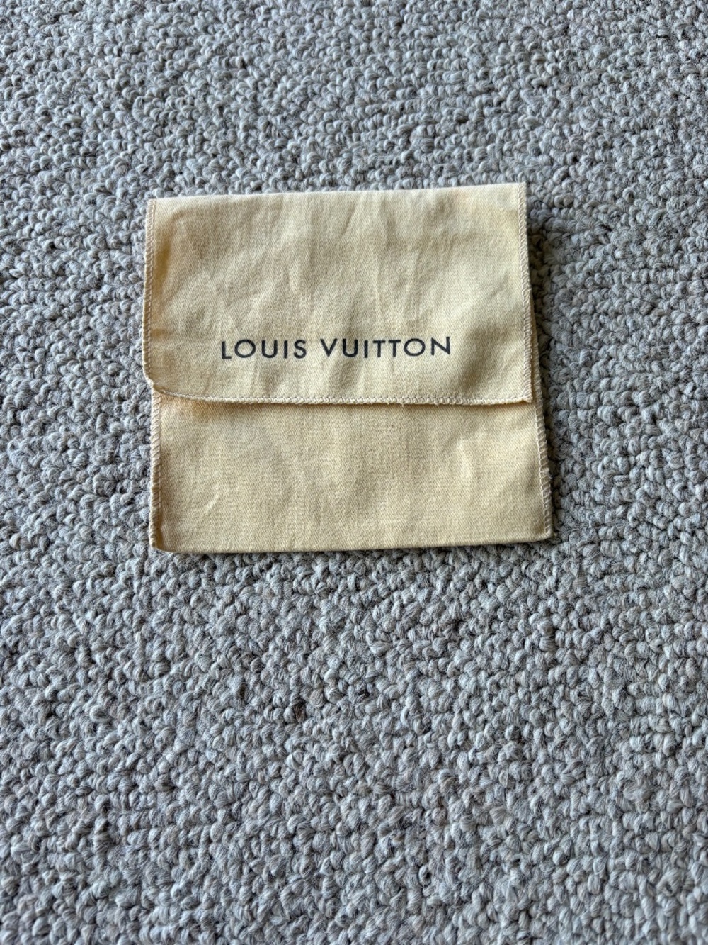 Louis Vuitton Mini Dust Bag 6x6 Cotton Envelope Storage LV